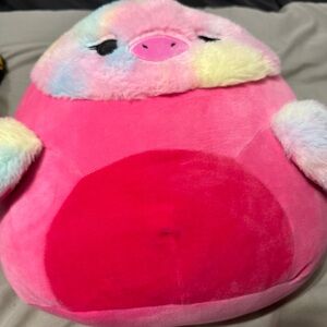 Squishmallows Abilene large pink and Multicolor Plush Toy